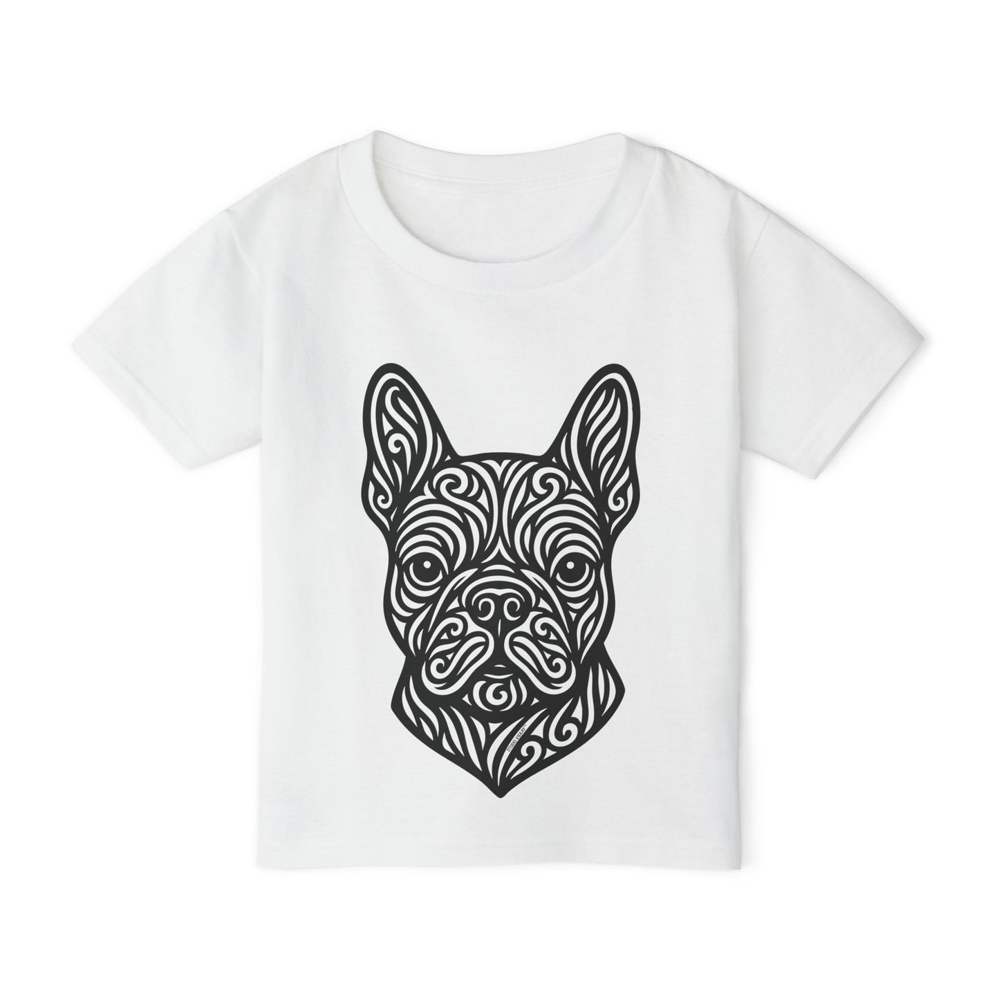 Chic Toddler Tee with French Bulldog VIEKAY Original Print