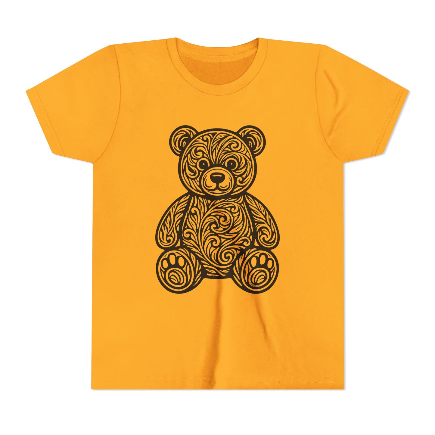 VIEKAY Original Youth Teddy Bear Design Tee for Kids and Birthday Gift Idea