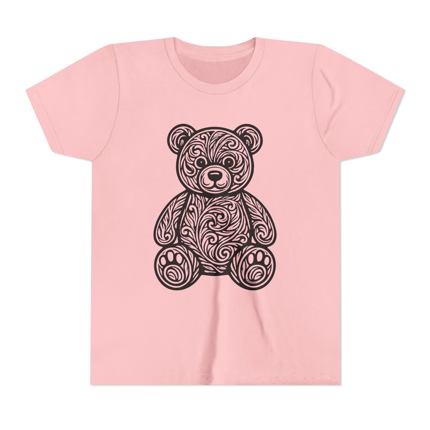 VIEKAY Original Youth Teddy Bear Design Tee for Kids and Birthday Gift Idea