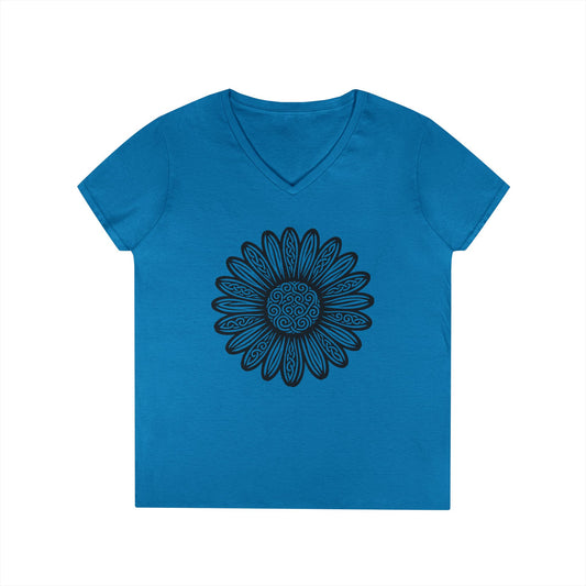 VieKay original cotton daisy V-Neck