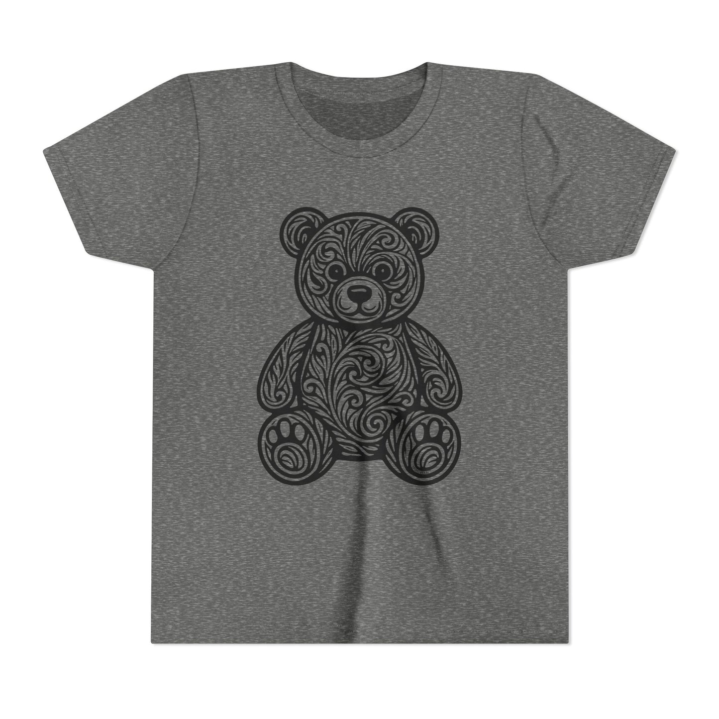 VIEKAY Original Youth Teddy Bear Design Tee for Kids and Birthday Gift Idea