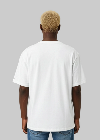 Back view of Model wearing Studio Viekay tee.
