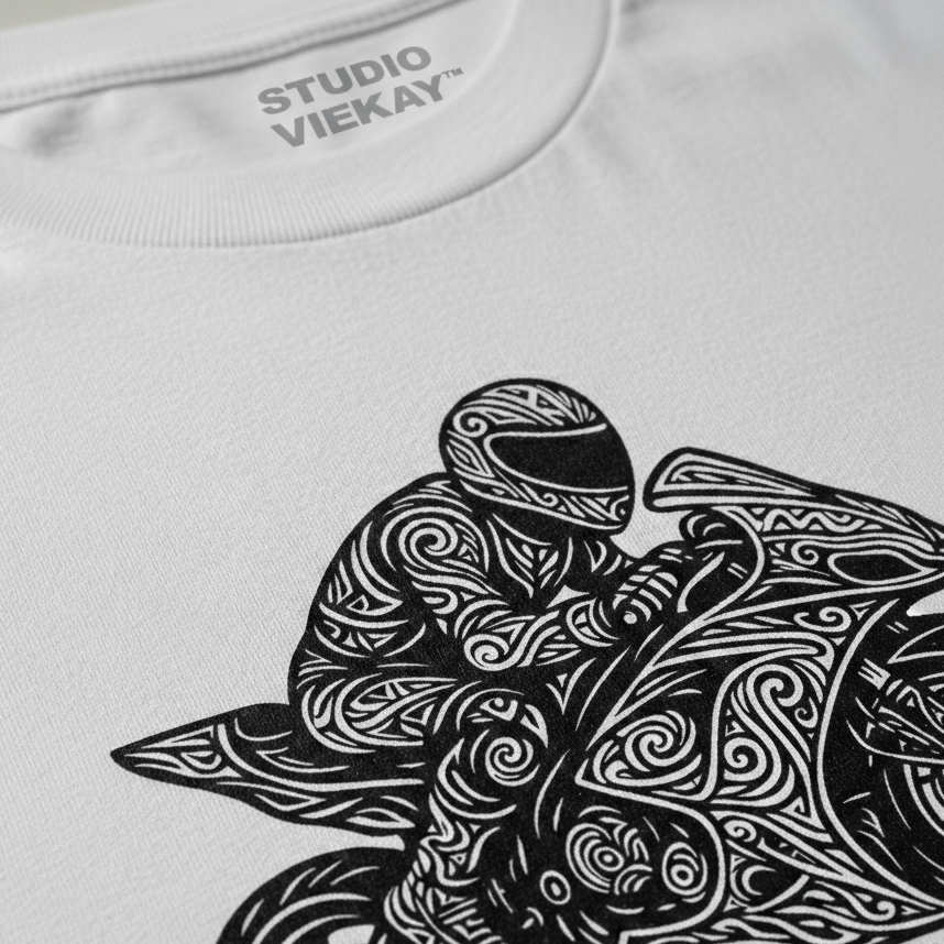 Motorcycle Engraved Art Standard Tee