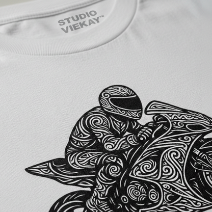 Motorcycle Engraved Art Standard Tee