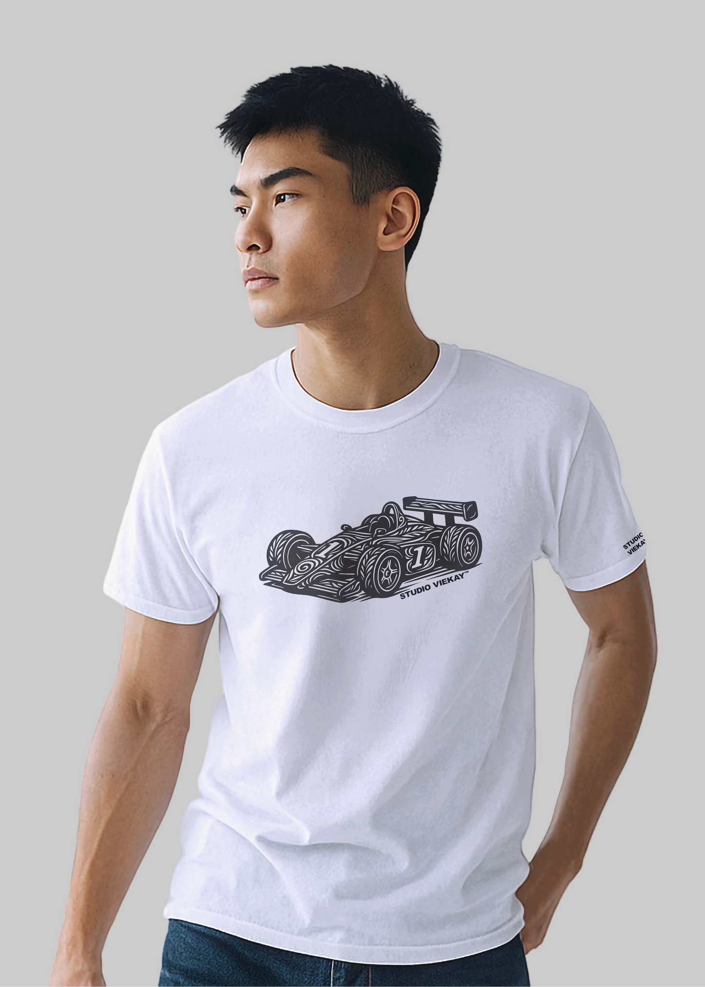 Studio VIEKAY Original F1-Inspired Graphic T-Shirt