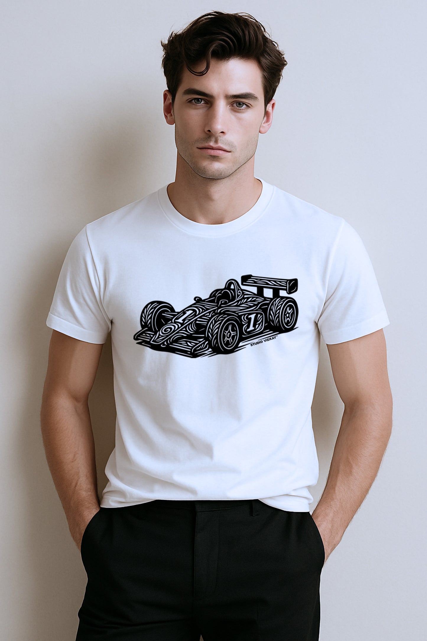 Studio VIEKAY Original F1-Inspired Graphic T-Shirt