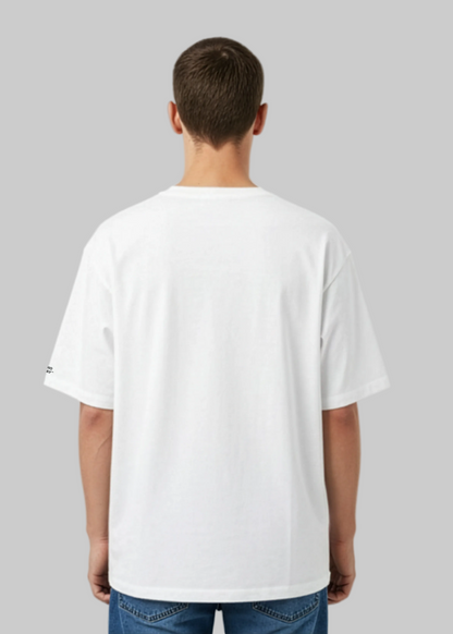 Back view of Model wearing Studio Viekay tee.